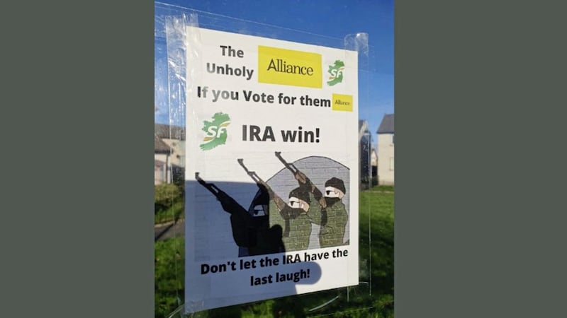 Alliance condemned the posters as &quot;disingenuous&quot; and &quot;dangerous&quot; 