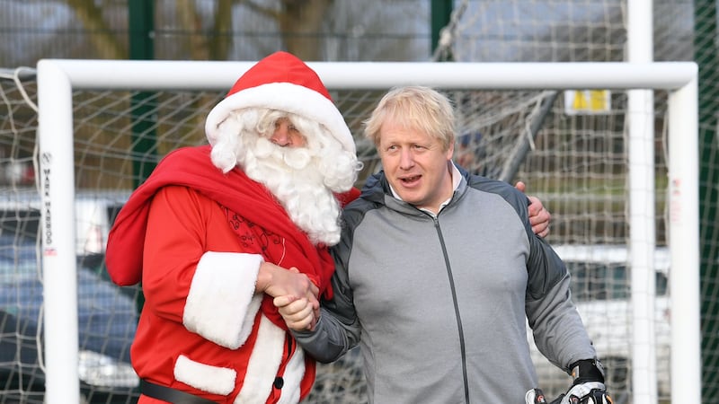 Boris Johnson said that he had received “lots of letters” on the subject of Father Christmas.