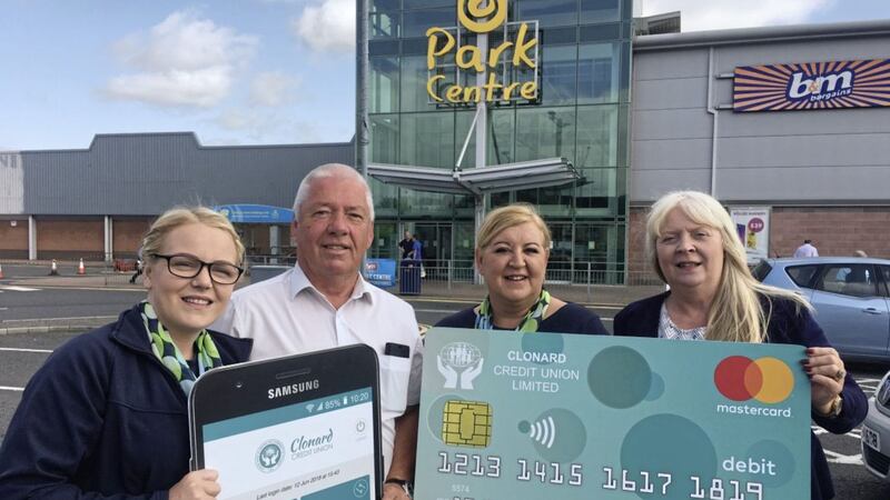 Pictured announcing that CCU is to open a new branch in The Park Centre are: CCU membership officer, Lynette McMullan; Park Centre community engagement manager, John Boyle; CCU Credit Union chief executive Ruth Clarke; and Park Centre manager, Ruth Lindsay. 