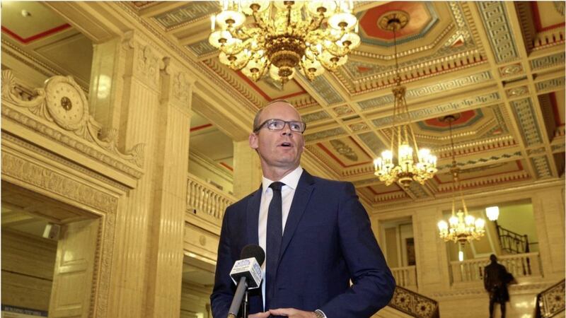Minister for Foreign Affairs Simon Coveney said there were &#39;positives&#39; coming out of the discussions with Stormont&#39;s parties. Picture by Hugh Russell 