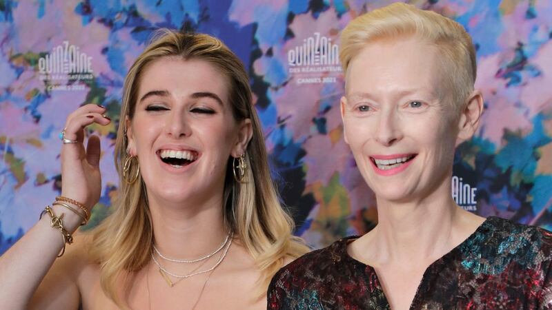The mother-daughter duo promoted their film The Souvenir- Part II.