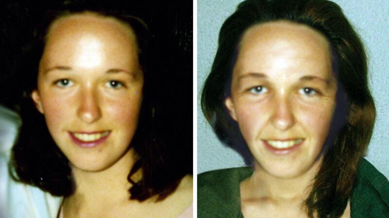&nbsp;Josephine 'JoJo' Dullard aged 21 (left), and a digitally enhanced version showing what she may have looked like aged 34 (11 years after first going missing). Gardai announced her disappearance 25 years ago, has been upgraded to murder.