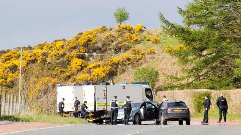 A detonated explosive device was found near Cloughogue outside Newry yesterday 