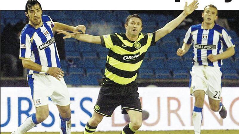 KEANE TO IMPRESS: Despite the hysteria that surrounded his arrival at Parkhead on Monday night, Robbie Keane&rsquo;s debut in the Celtic shirt fell flat as a Chris Maguire goal helped Kilmarnock to a surprise victory at Rugby Park last night, Feb 2 2010 
