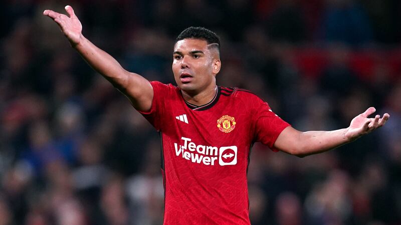 Manchester United midfielder Casemiro is set for a spell on the sidelines (Nick Potts/PA)