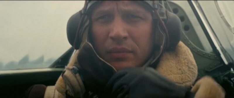 Tom Hardy in Dunkirk (Warner Bros)