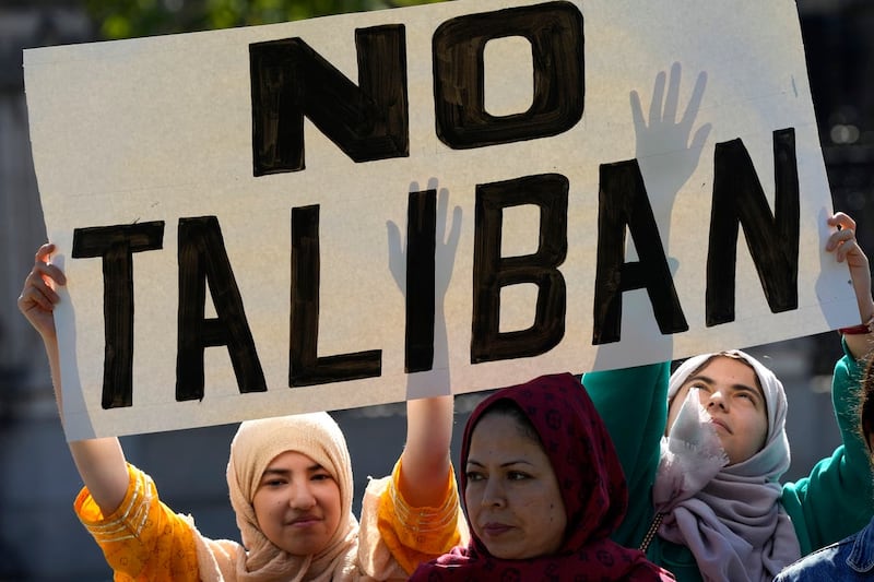 Anti-Taliban protest