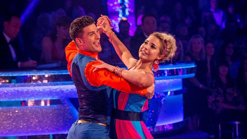 The duo were joined by the dancer’s wife and fellow Strictly star Janette Manrara.