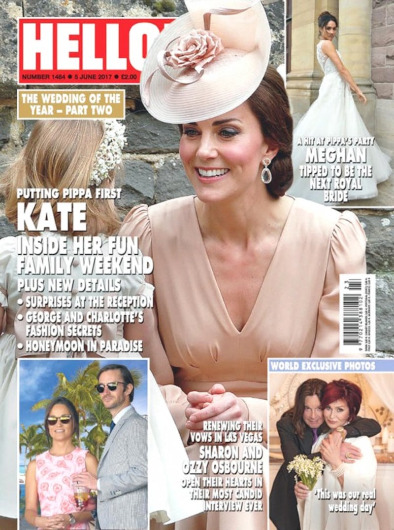 The front cover of the latest Hello! magazine