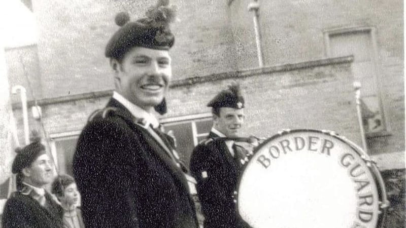 Winston Donnell (closest) was the first serving member of the UDR killed during the Troubles remembered 