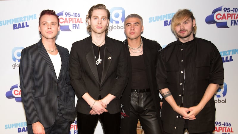 The 27-year-old was performing with his 5 Seconds Of Summer bandmates as part of their current US tour.