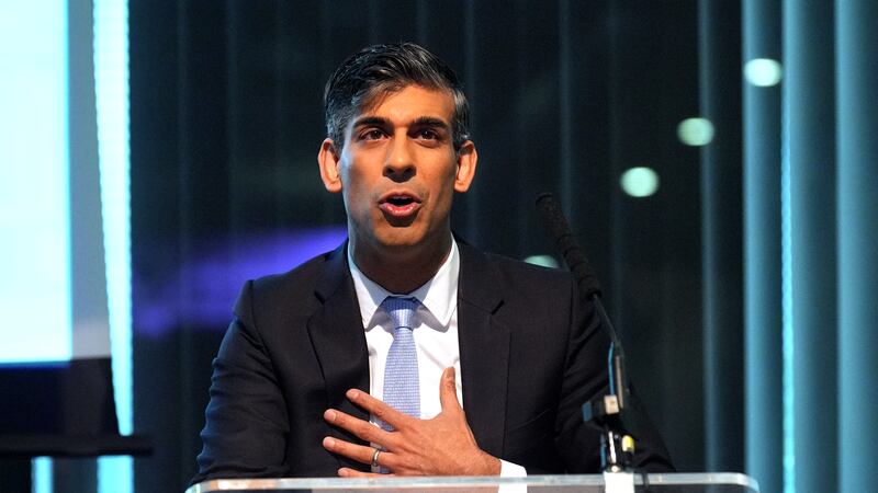 Prime Minister Rishi Sunak speaks at the Society of Editors’ 25th anniversary conference