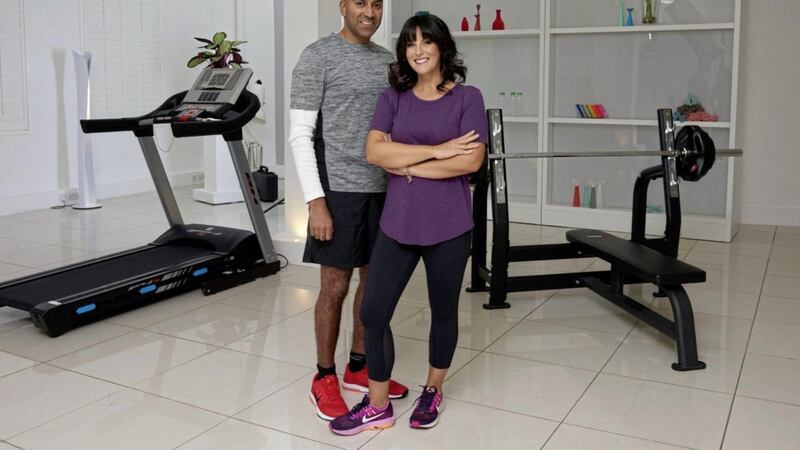 Amar Latif and Anna Richardson, presenters of How To Get Fit Fast 
