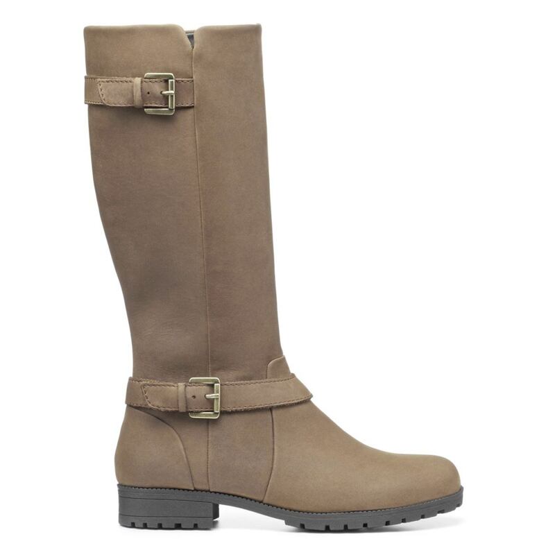 Hotter Belgravia Dark Tan Boots, &pound;149, available from Hotter