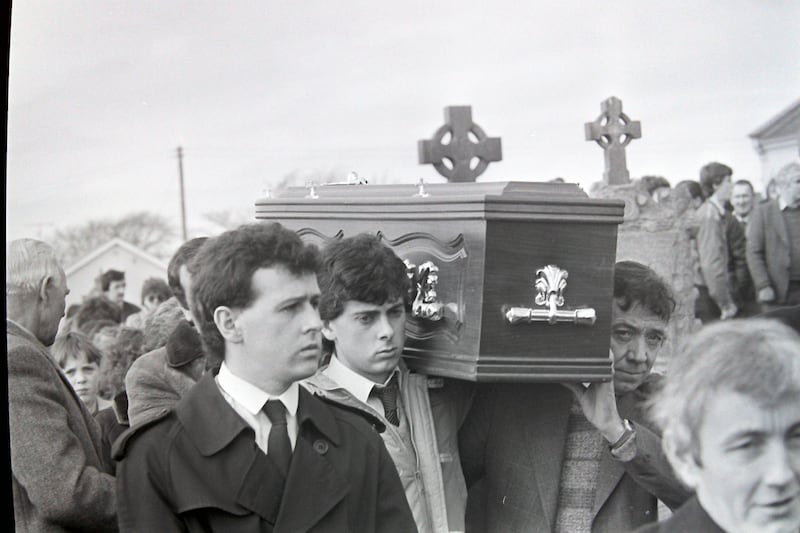 PACEMAKER BELFAST 
Francis Bradley shot dead by the SAS in February 1986