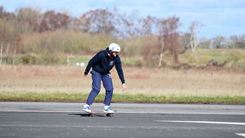 Ryan Swain is determined to reattempt his skateboarding world records despite previous set backs (Paul Swain)