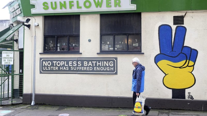 The Sunflower Public House at the corner of Kent Street and Union Street in Belfast city centre has been named among the top 20 bars in Ireland by travel guide website, Lonely Planet. Picture by Mal McCann 