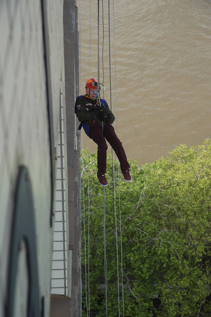 Charity abseiling event