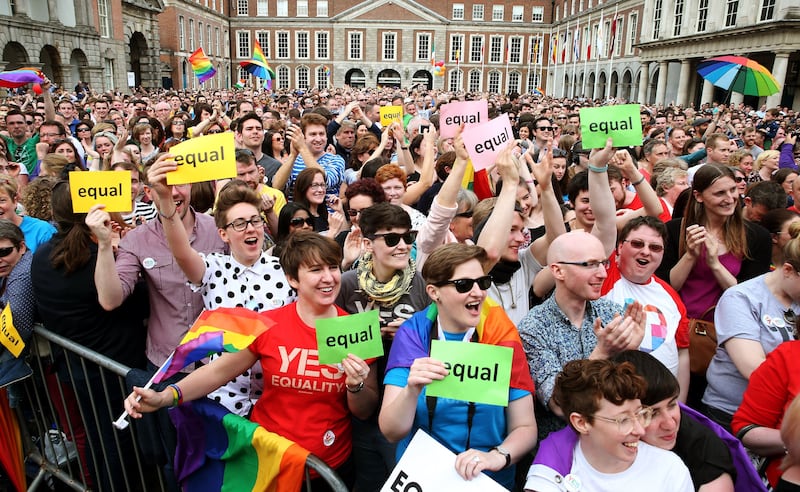 A referendum on same-sex marriage was held in the Republic of Ireland in 2015