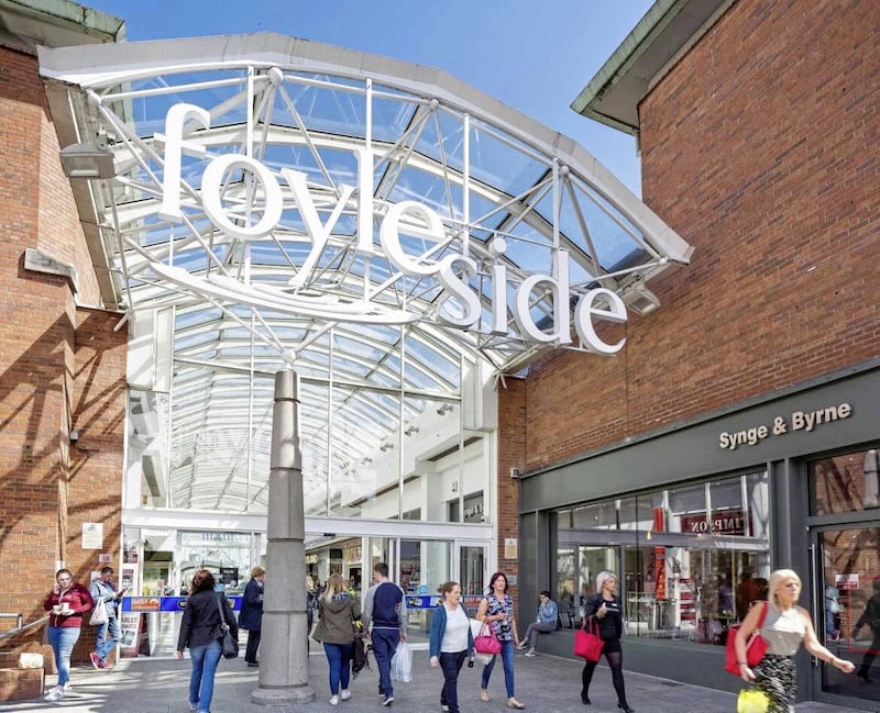 The Foyleside Shopping Centre in Derry city centre.