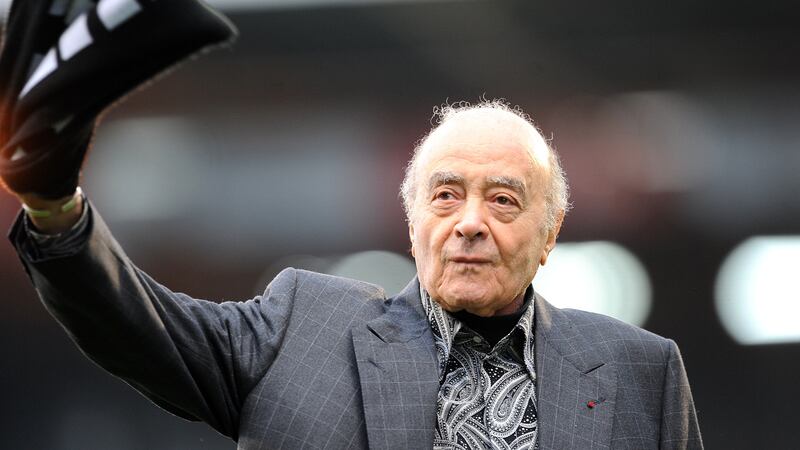 Former Fulham chairman Mohamed Al Fayed