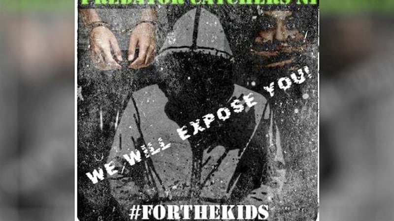 Predator Catchers NI is one of several groups that use adult decoys posing online as children to confront suspected predators 