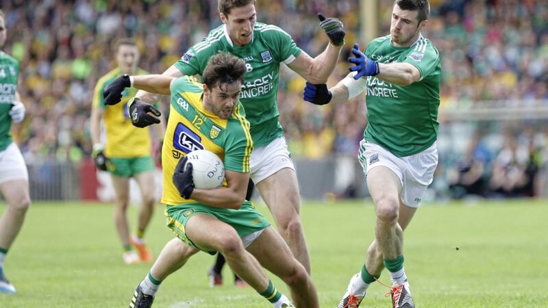 Odhran Mac Niallis scored two goals against Fermanagh two years ago but may not even start in the free-flowing Donegal attack tomorrow. Picture Colm O&#39;Reilly 