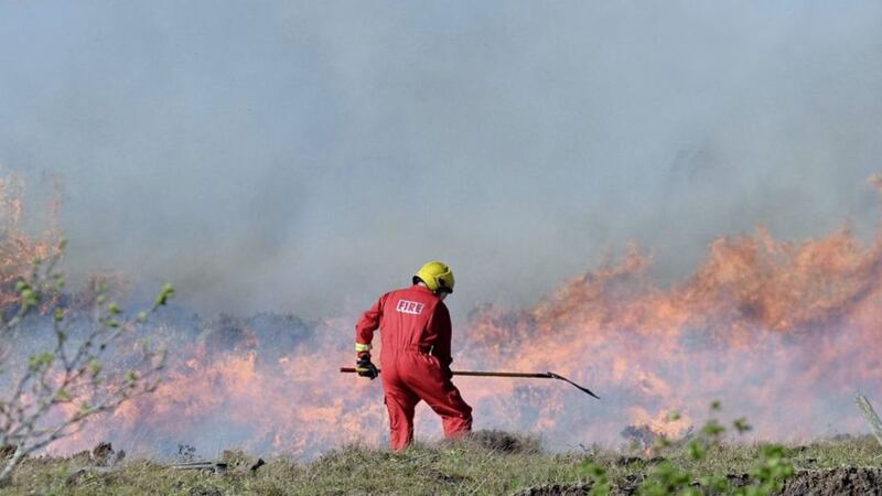 Gorse fires in the Annagry, Mullaghduff and Kerrytown areas. Picture by Colm Lenaghan, Pacemaker