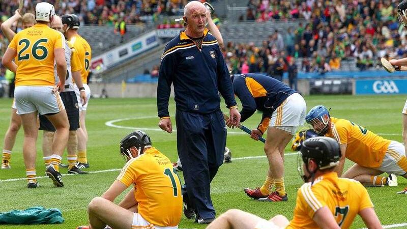 Antrim joint-manager Dominic McKinley says that the county needs an inside manager next year. Picture by Seamus Loughran 