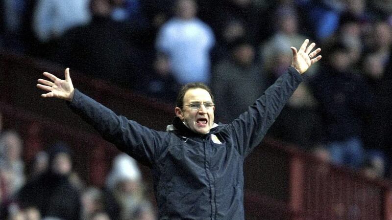 Martin O&#39;Neill, pictured here in his time at Aston Villa, was in demand 20 years ago after winning the League Cup with Leicester City. 