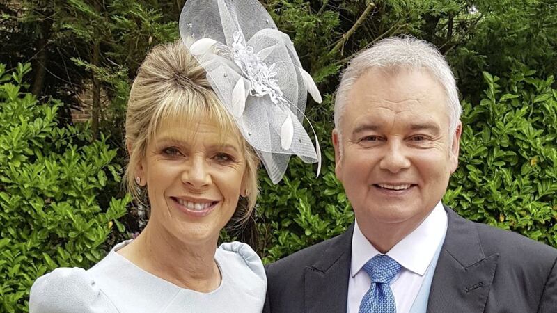 Eamonn Holmes and his wife Ruth Langsford. File picture from Twitter/ Eamonn Holmes/ Press Association 