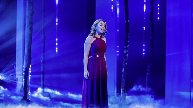 Belfast doctor Ciara Mackey performs on stage in London&#39;s West End on &#39;Michael McIntyre&#39;s Big Show&#39; on prime time BBC TV on Saturday. Picture by Gary Moyes 