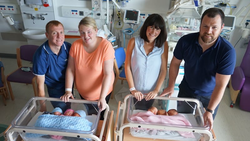 Ulster Hospital Neonatal ward manager Alison Bartlett said it had been several years since triplets were born there