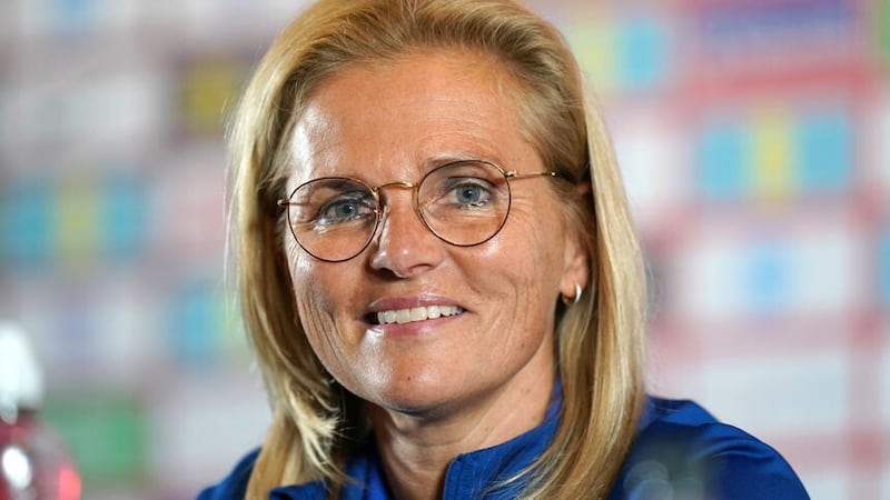 Sarina Wiegman has a less experienced squad for the World Cup (Jacob King/PA)