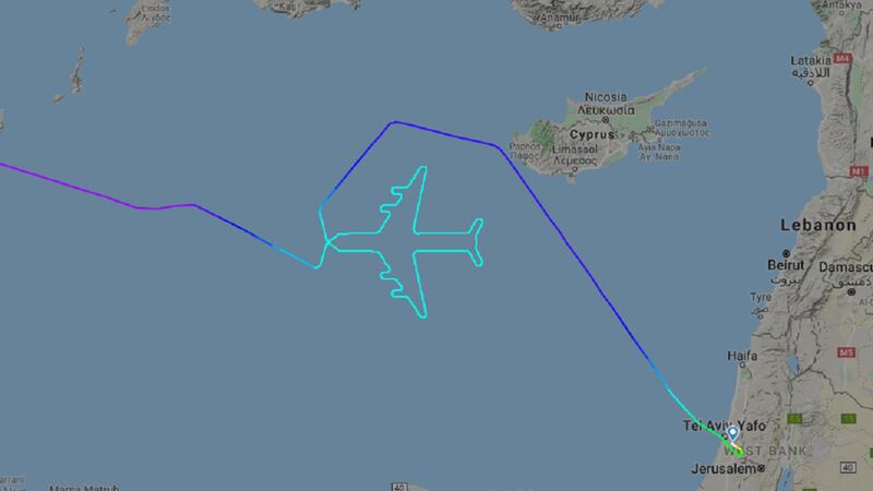 The flight from Rome to Tel Aviv marked the final journey by the aircraft for Israeli airline El Al.