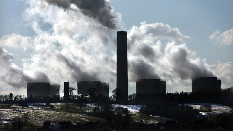 According to the UN, global emissions must be halved by 2030 to limit warming to 1.5C (David Jones/PA)