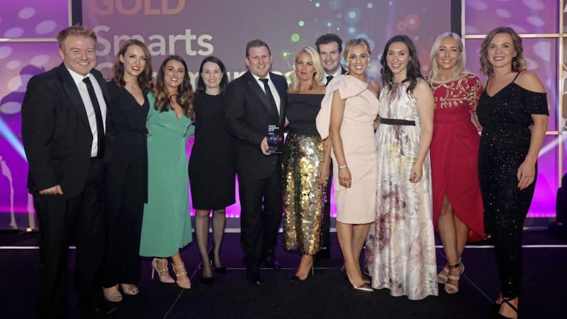 The team from Smarts, which was named Outstanding Consultancy of the Year at the CIPR PRide Awards 
