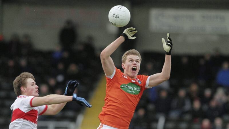 Oisin O&#39;Neill is set to return to the Armagh side for their meeting with Derry. Picture by Colm O&#39;Reilly 