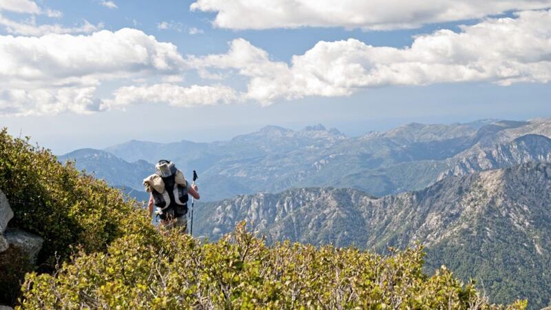 Hiking in the hills on Corsica&#39;s GR20, one of the most difficult &ndash; but scenic &ndash; trails in Europe 