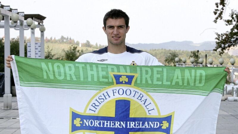 Former Northern Ireland star Aaron Hughes, pictured in 2008, has been appointed the Irish FA's Technical Director. 
