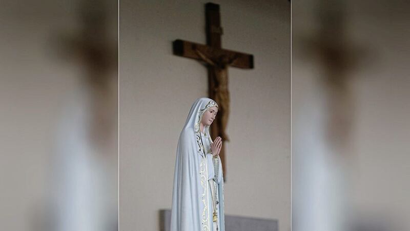The statue, which has been blessed by Pope Francis, will be in Ballymena for a 24-hour vigil 