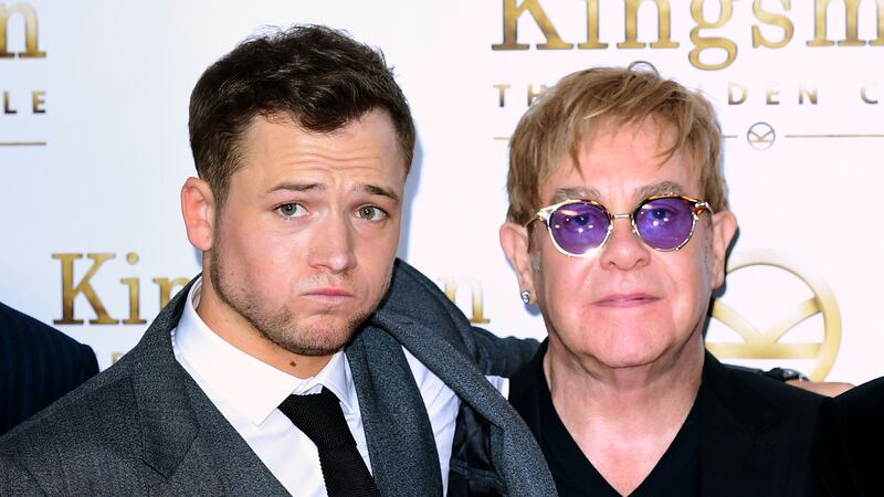 The Kingsman star charts Sir Elton’s rise to international stardom.