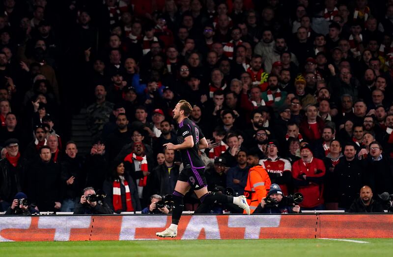 Harry Kane’s goal helped Bayern knock Arsenal out of the Champions League in the quarter-finals