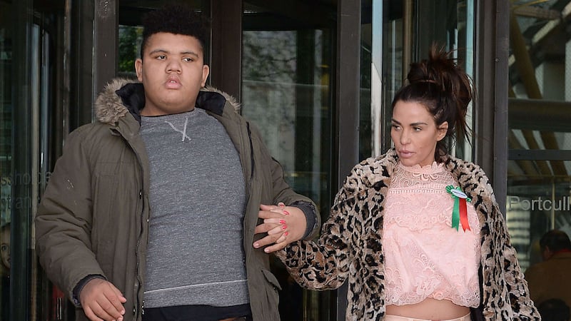 The teenager was recently the subject of a documentary with his mother Katie Price.