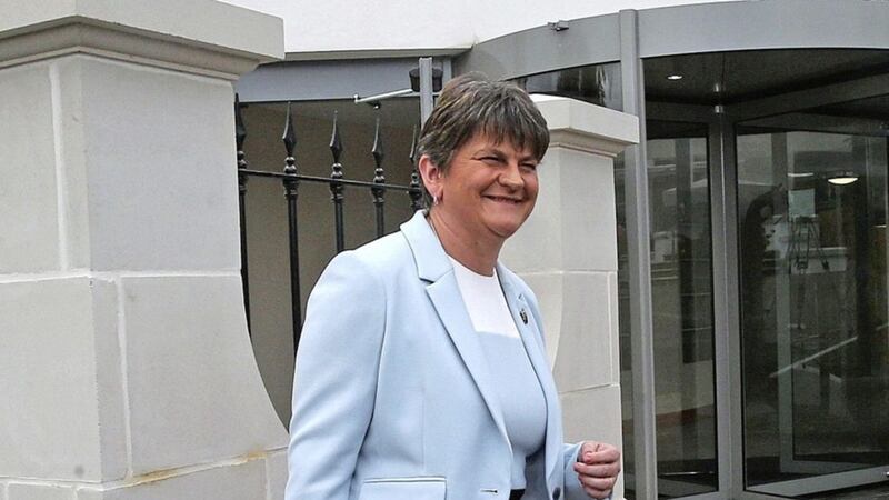 Arlene Foster said discussions with Tory chief whip Gavin Williamson had made &#39;good progress&#39;. Picture by Mal McCann 