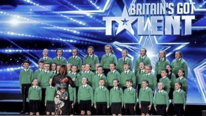 The talented choir from St Patrick&#39;s PS Drumgreenagh, who took part in the live semi-final of Britain&#39;s Got Talent and who will open the Irish NEws Workplace &amp; Employment Awards next Thursday 