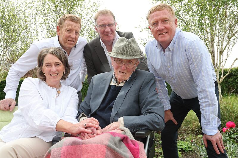 Loyalist gun victim Barney O'Dowd who lost two sons and a brother in notorious gun attack celebrates 100th birthday