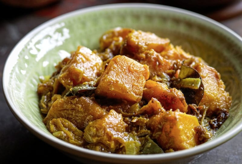 Golden pumpkin curry from Mandalay by MiMi Aye 