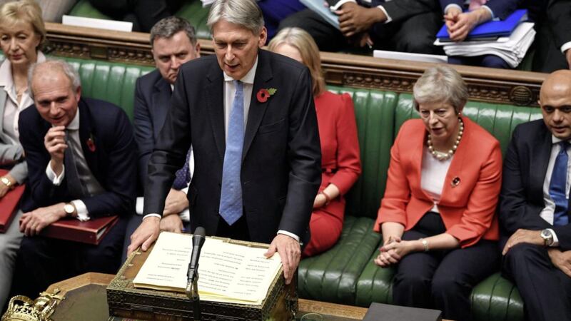 Chancellor Philip Hammond delivering his Budget statement to MPs in the House of Commons. Picture by UK Parliament/Jessica Taylor/PA Wire 