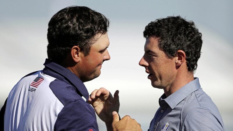 The pre-tournament focus on Rory McIlroy and Patrick Reed helped drive both towards the top of the leaderboard at the Dubai Desert Classic. Picture by PA 